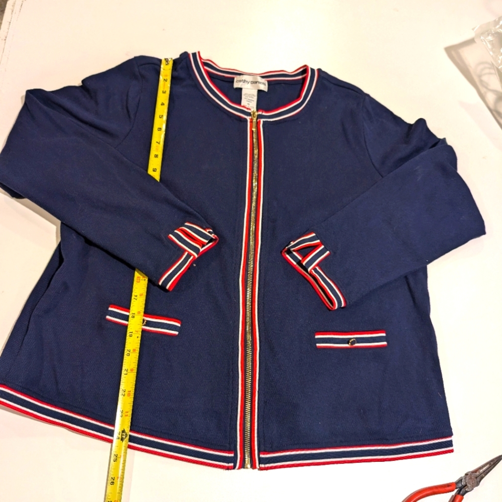 Super fun Navy with Red and White accents